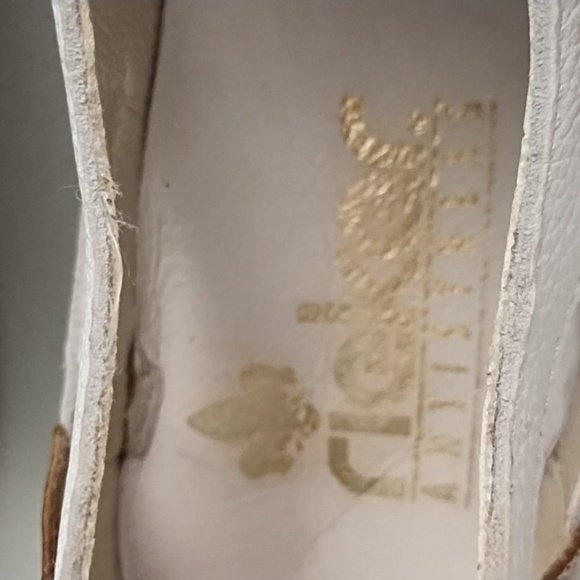 Riekers Antistress White & Saddle Brown Perforated Leather Loafer - Picture 6 of 12